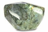 Flashy, Free-Standing Polished Labradorite - Madagascar #291835-1